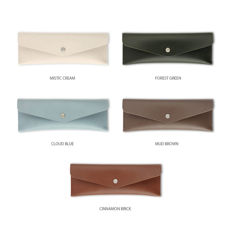 Color - Dash And Dot Aube Synthetic Leather Pencil Case Color - Dash And Dot Aube Synthetic Leather Pencil Case