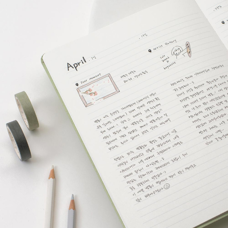 Usage example of Byfulldesign Making Memory B5 Lined Notebook