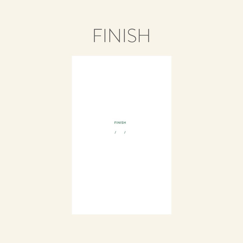 Finish - Indigo Prism 3 Years A5 Dateless Daily Diary Journal Finish - Indigo Prism 3 Years A5 Dateless Daily Diary Journal