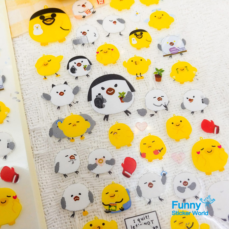 Neon And Metal PVC Clear Sticker Neon And Metal PVC Clear Sticker