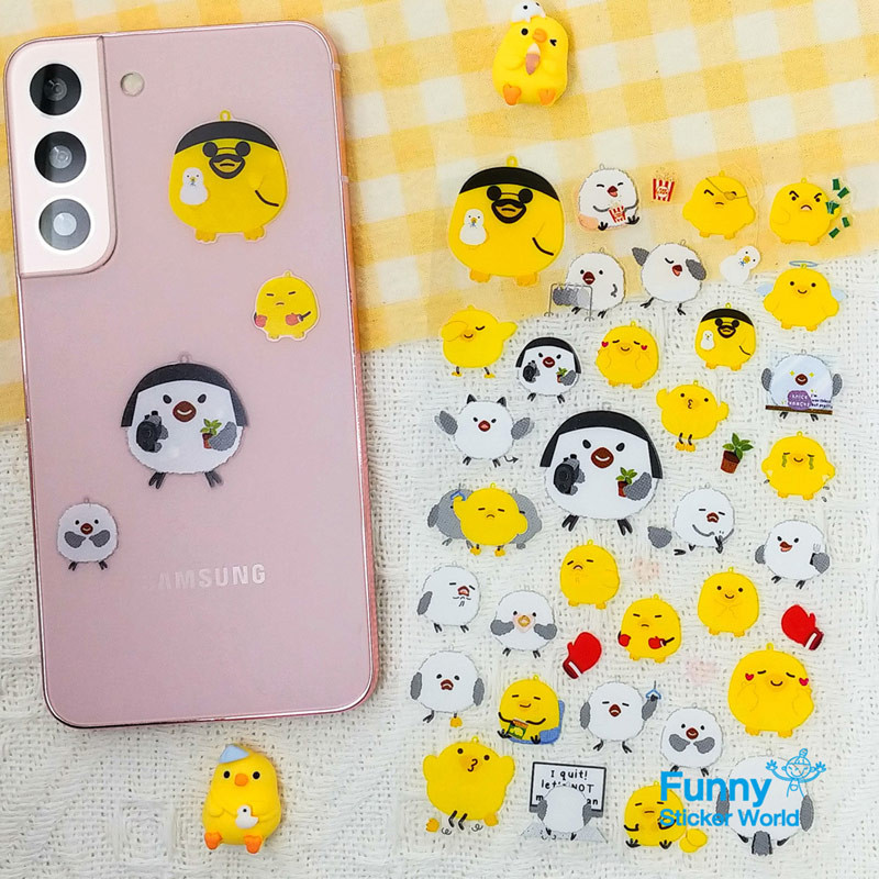 Neon And Metal PVC Clear Sticker Neon And Metal PVC Clear Sticker