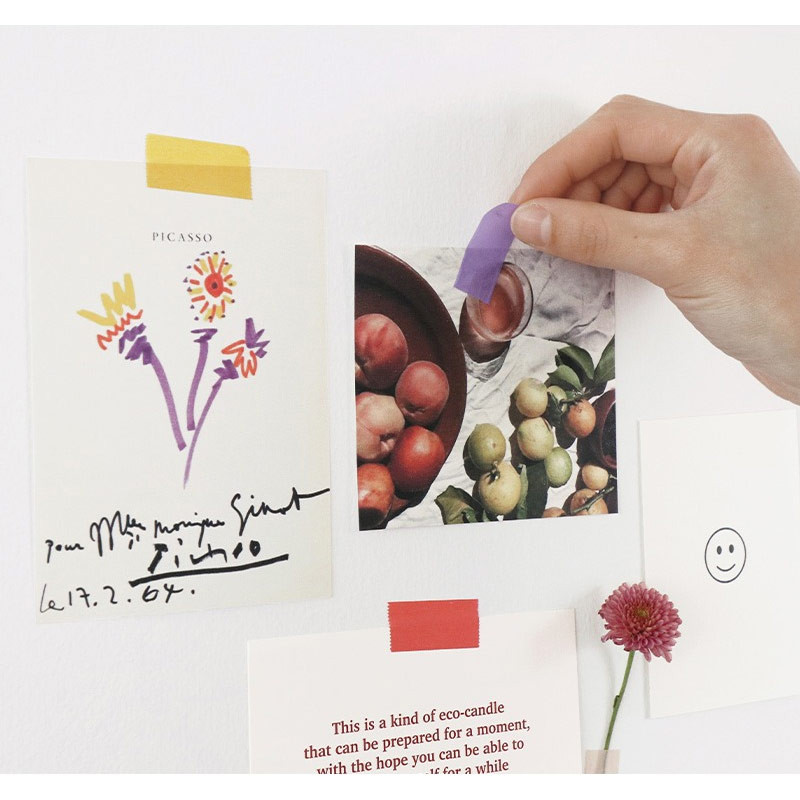 Usage example - Solid Color Paper Deco Masking Tape