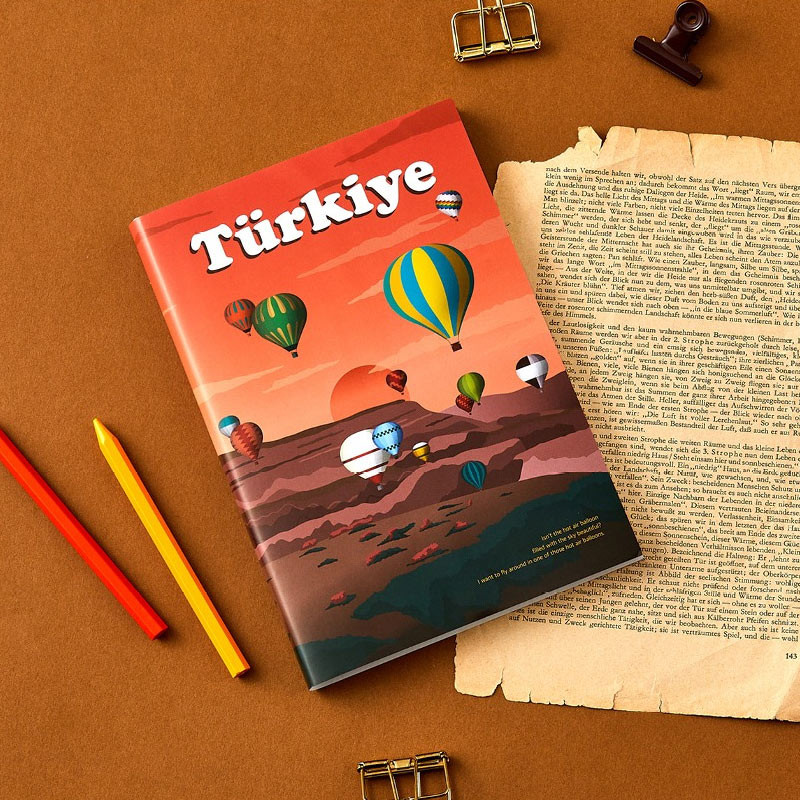 turkiye - Ardium Travel The World Grid Notebook turkiye - Ardium Travel The World Grid Notebook