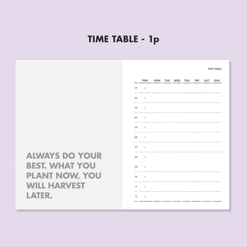 time table - Ardium Perfect Study Club Dateless Daily Planner Ver2 time table - Ardium Perfect Study Club Dateless Daily Planner Ver2