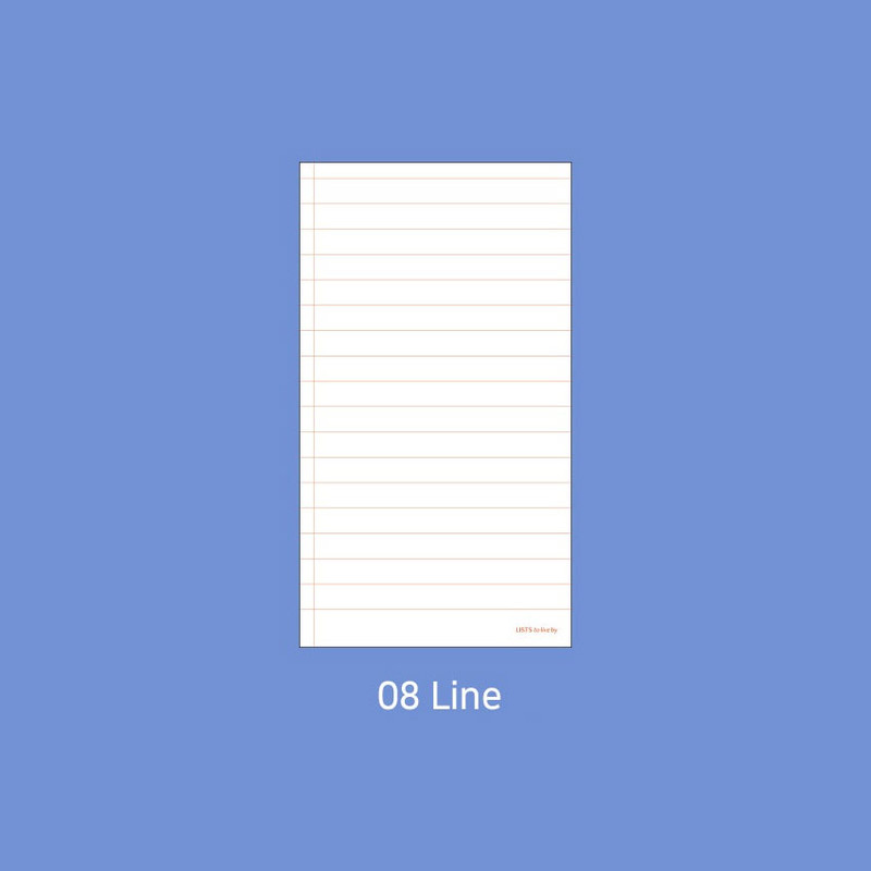 08 line - Paperian Lists to Live By Planning Checklist Memo Notepad 08 line - Paperian Lists to Live By Planning Checklist Memo Notepad