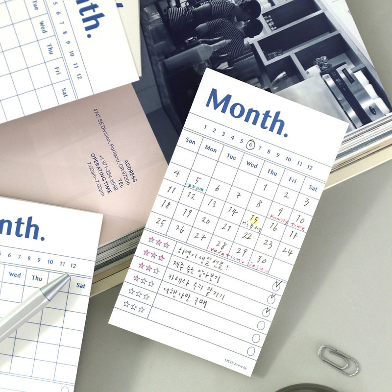 Example of use - Paperian Lists to Live By Planning Checklist Memo Notepad Example of use - Paperian Lists to Live By Planning Checklist Memo Notepad