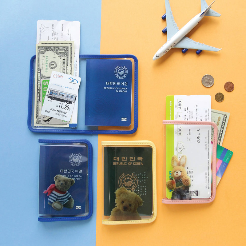 Jam studio Dingdong Travel Passport Case Holder Jam studio Dingdong Travel Passport Case Holder