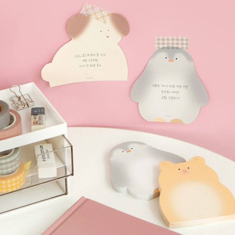 Example of use - Iconic Animal 60 Sheets Memo Writing Notepad  Example of use - Iconic Animal 60 Sheets Memo Writing Notepad