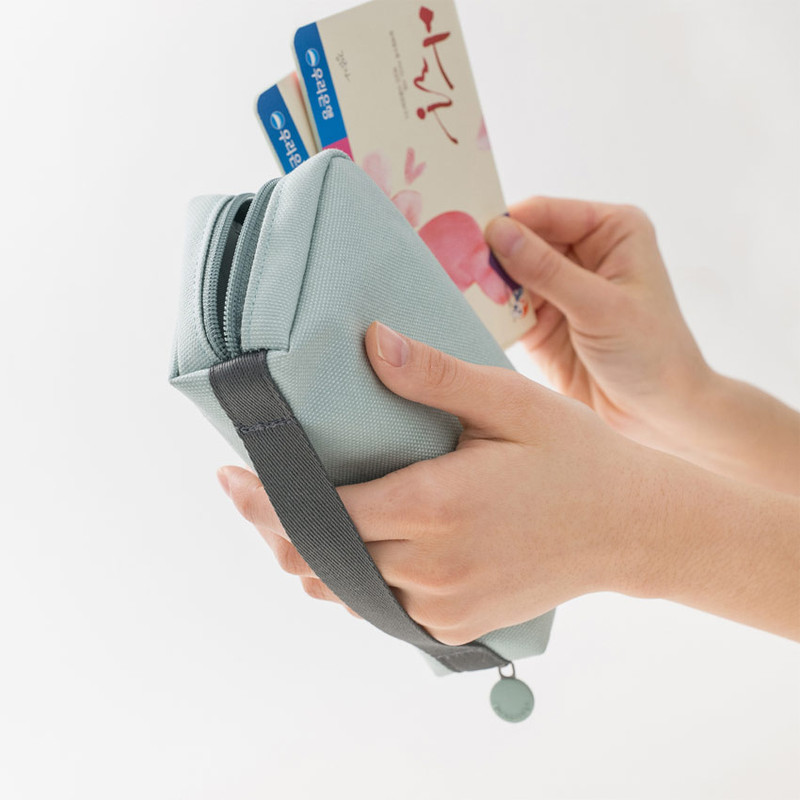 Soft mint - Basic Bank Deposit Pocket Slim Pouch Ver6 Soft mint - Basic Bank Deposit Pocket Slim Pouch Ver6