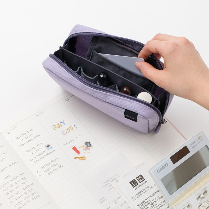 Cotton lavender - Basic Bank Deposit Pocket Slim Pouch Ver6 Cotton lavender - Basic Bank Deposit Pocket Slim Pouch Ver6