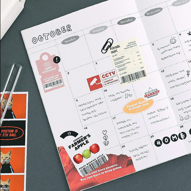Example of use - Wanna This Life Label Removable Sticker Pack Example of use - Wanna This Life Label Removable Sticker Pack