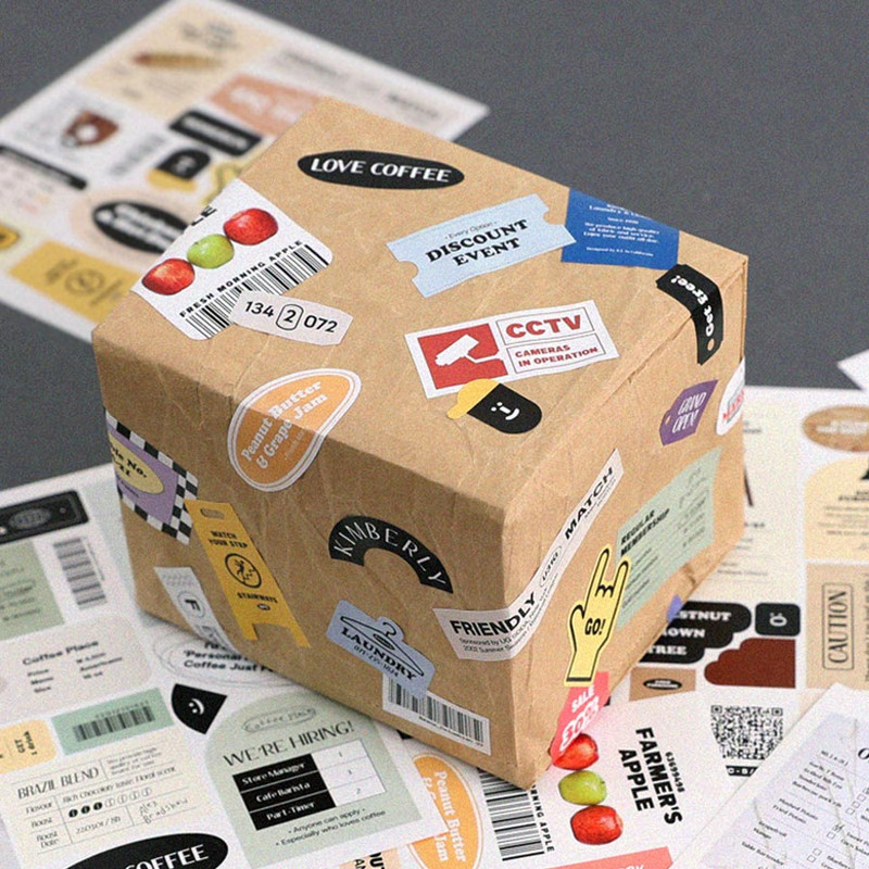 Example of use - Wanna This Life Label Removable Sticker Pack Example of use - Wanna This Life Label Removable Sticker Pack
