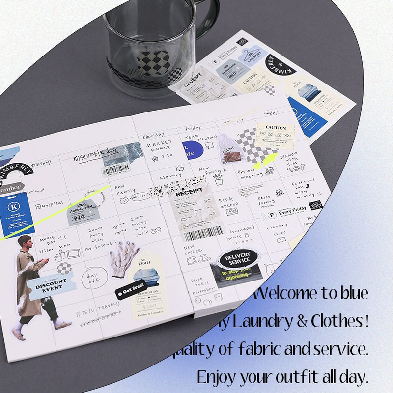 Example of use - Wanna This Life Label Removable Sticker Pack Example of use - Wanna This Life Label Removable Sticker Pack