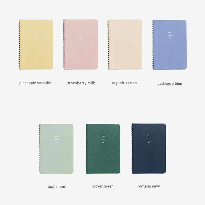 Colors of Notable Memory Wirebound Dateless Daily Planner Colors of Notable Memory Wirebound Dateless Daily Planner