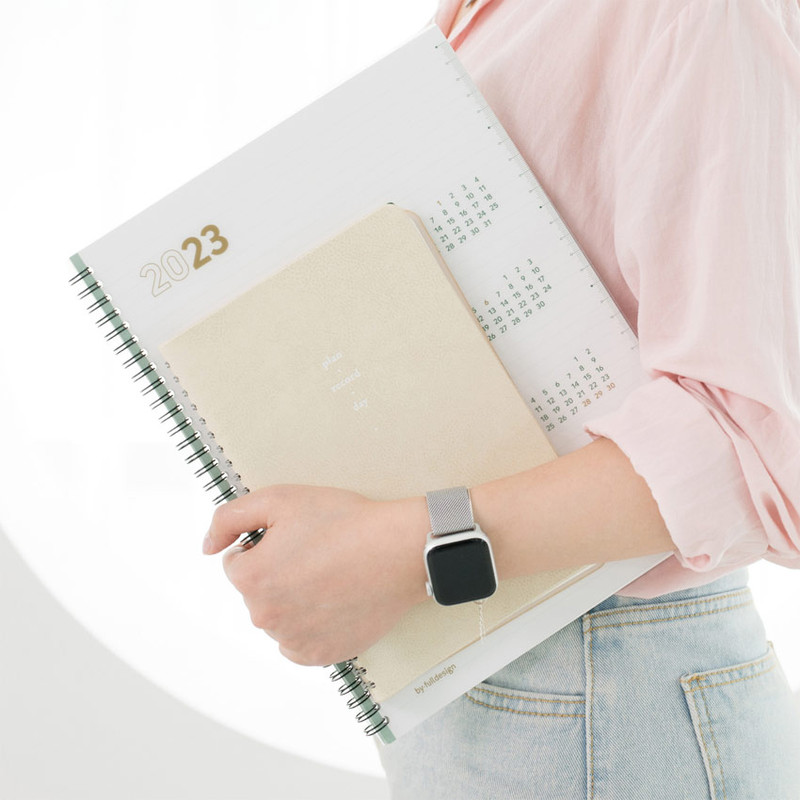 Organic cotton - Notable Memory Wirebound Dateless Daily Planner Organic cotton - Notable Memory Wirebound Dateless Daily Planner