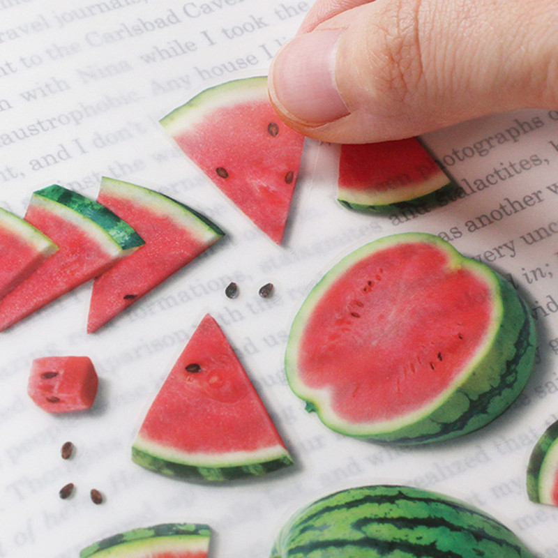 Example of use - Appree Watermelon Fruit Clear Sticker Example of use - Appree Watermelon Fruit Clear Sticker