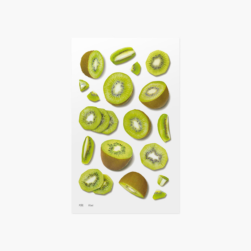 Appree Kiwi Fruit Clear Sticker Appree Kiwi Fruit Clear Sticker