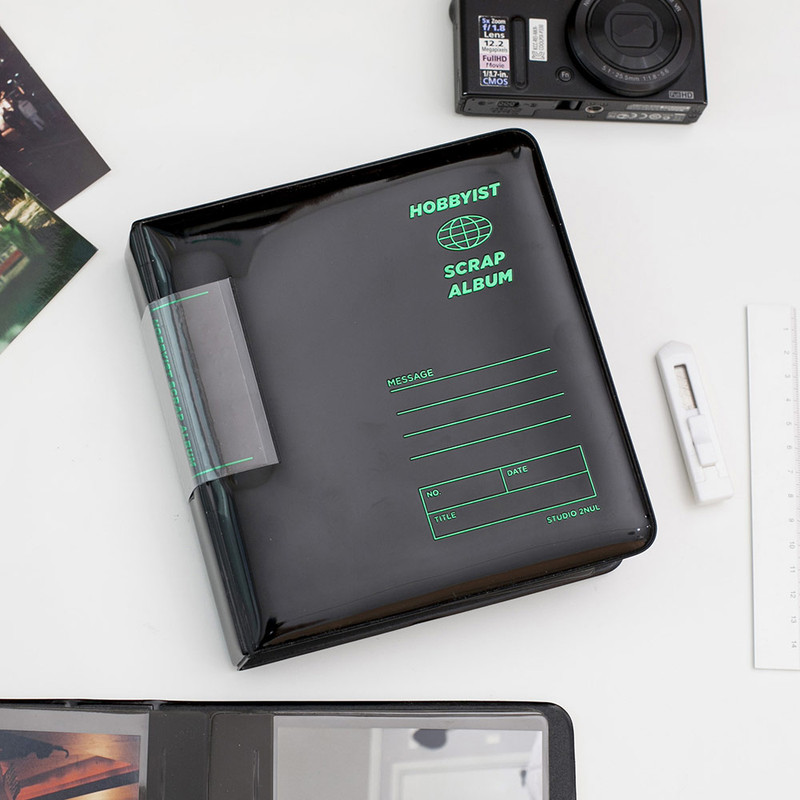 Black - Hobbyist 2 Ring Binder 4X6 Slip In Pocket Photo Album Black - Hobbyist 2 Ring Binder 4X6 Slip In Pocket Photo Album