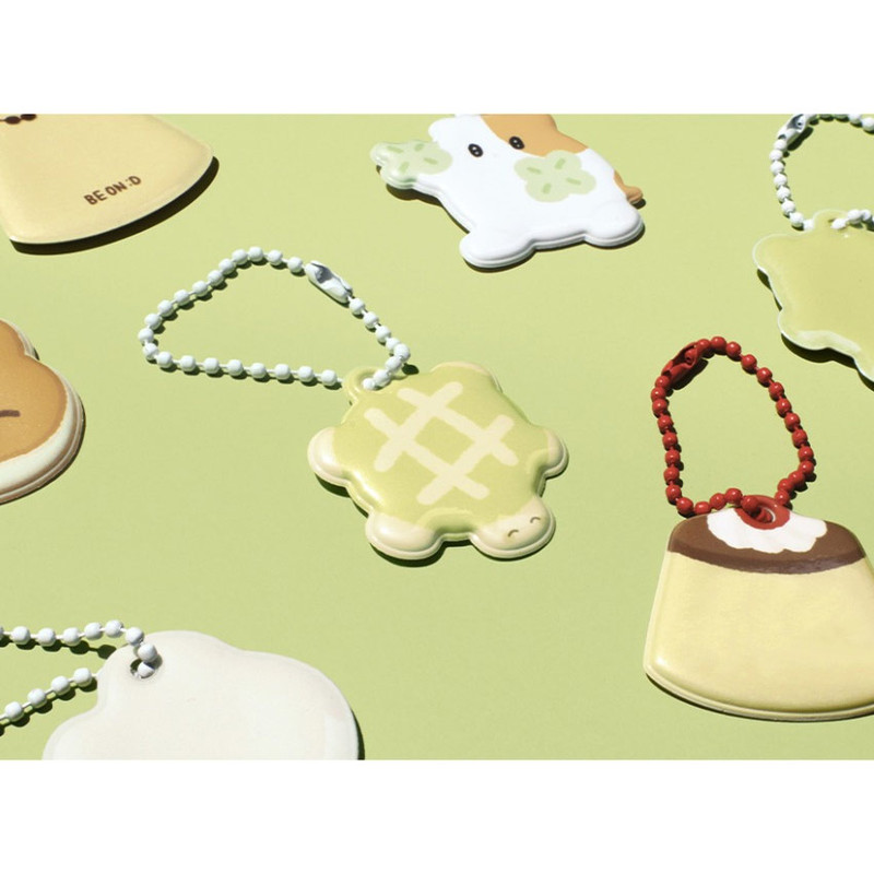 Detail of Dessert Soft Ball Chain Key Chain