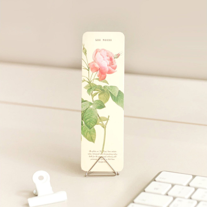 Example of use - NACOO Rose Paper Bookmark Set