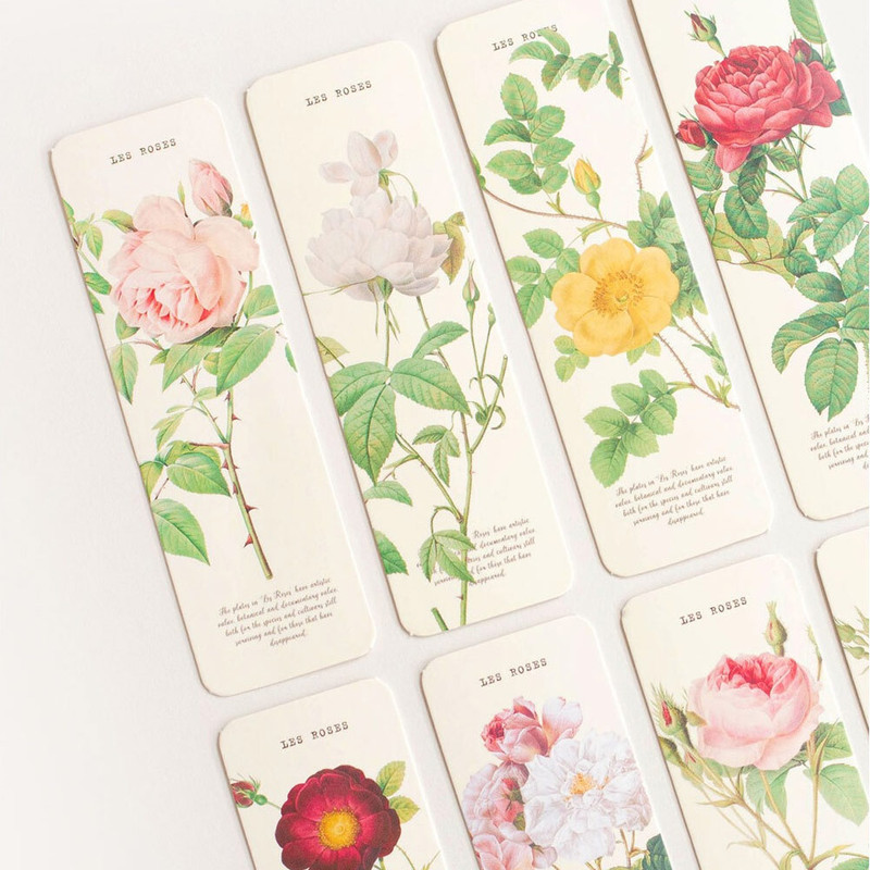 NACOO Rose Paper Bookmark Set