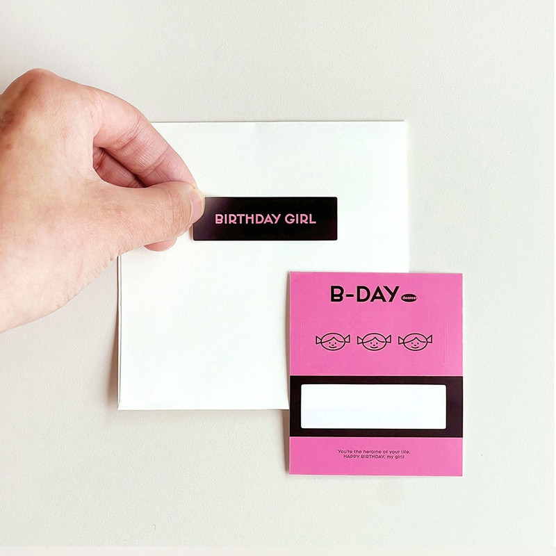 Comes with envelope and sticker - NACOO Dearest Birthday Card Set Comes with envelope and sticker - NACOO Dearest Birthday Card Set
