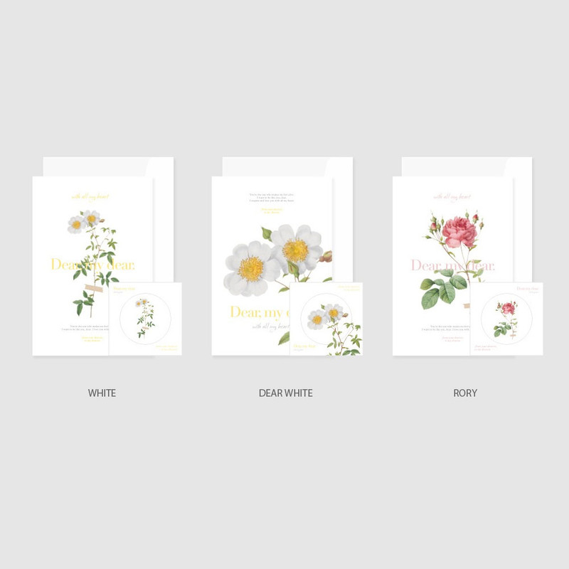 Option - NACOO Dear My Dear Flower Card Set Option - NACOO Dear My Dear Flower Card Set
