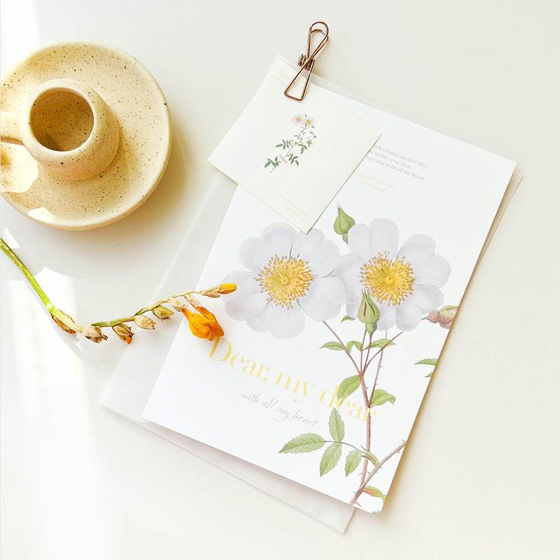NACOO Dear My Dear Flower Card Set NACOO Dear My Dear Flower Card Set