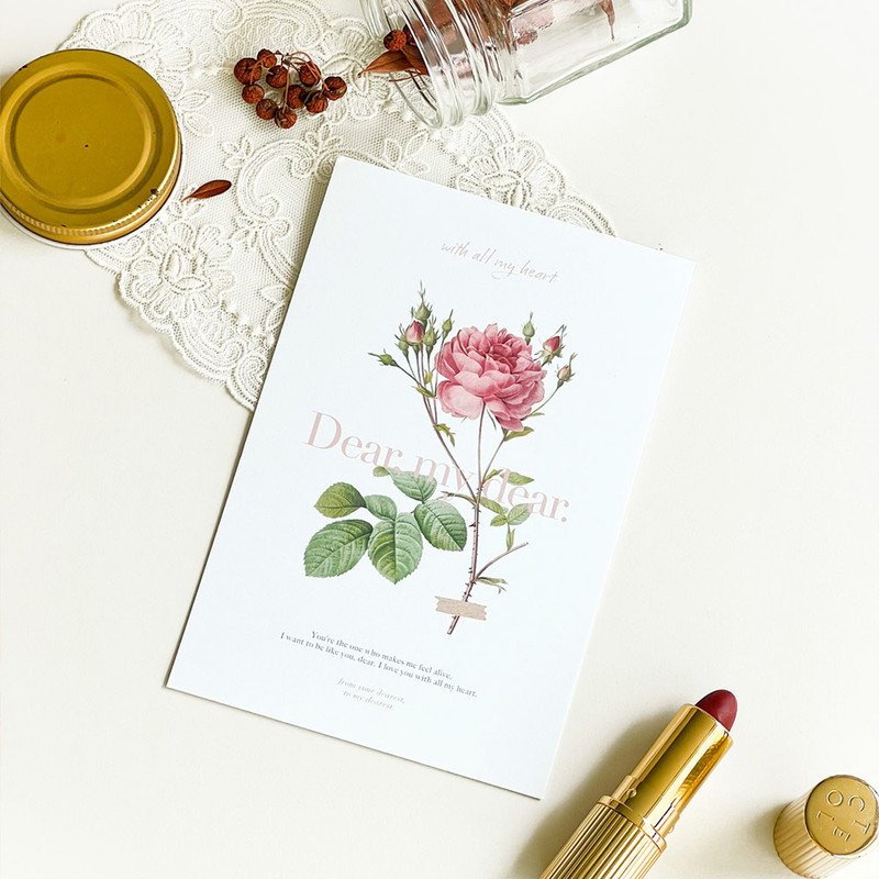 NACOO Dear My Dear Flower Card Set NACOO Dear My Dear Flower Card Set