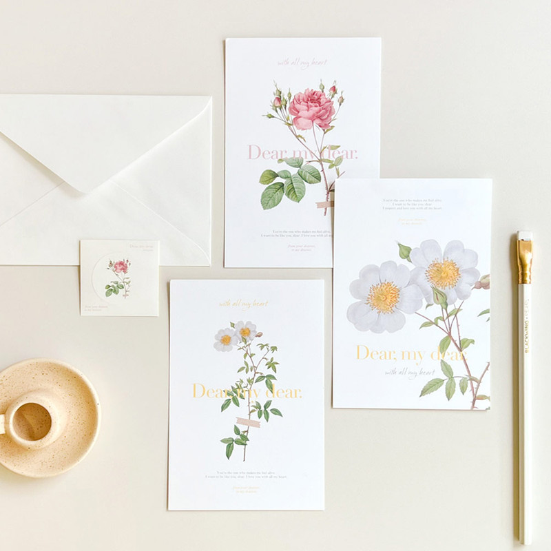 NACOO Dear My Dear Flower Card Set NACOO Dear My Dear Flower Card Set