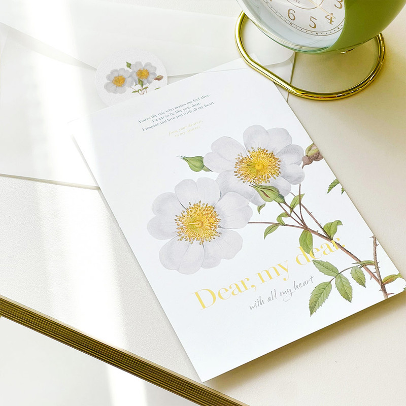 NACOO Dear My Dear Flower Card Set NACOO Dear My Dear Flower Card Set