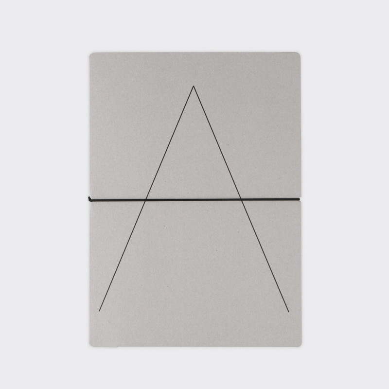 Cool gray - A4 A5 A6 Three-Pocket File Document Folder