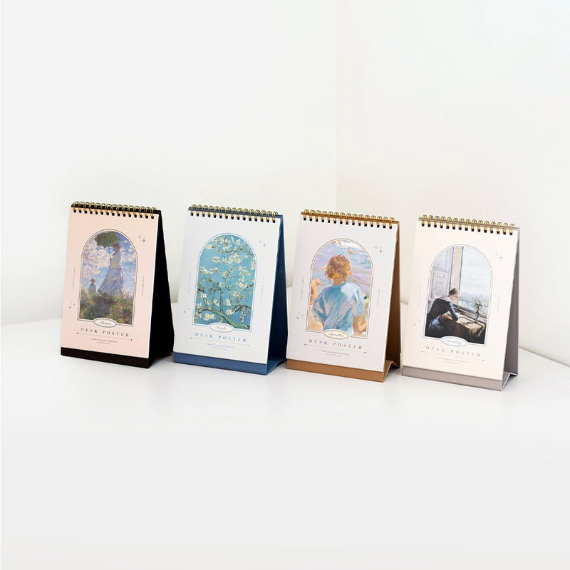 4 option - NACOO Classic Famous Painting Desk Art Museum Poster