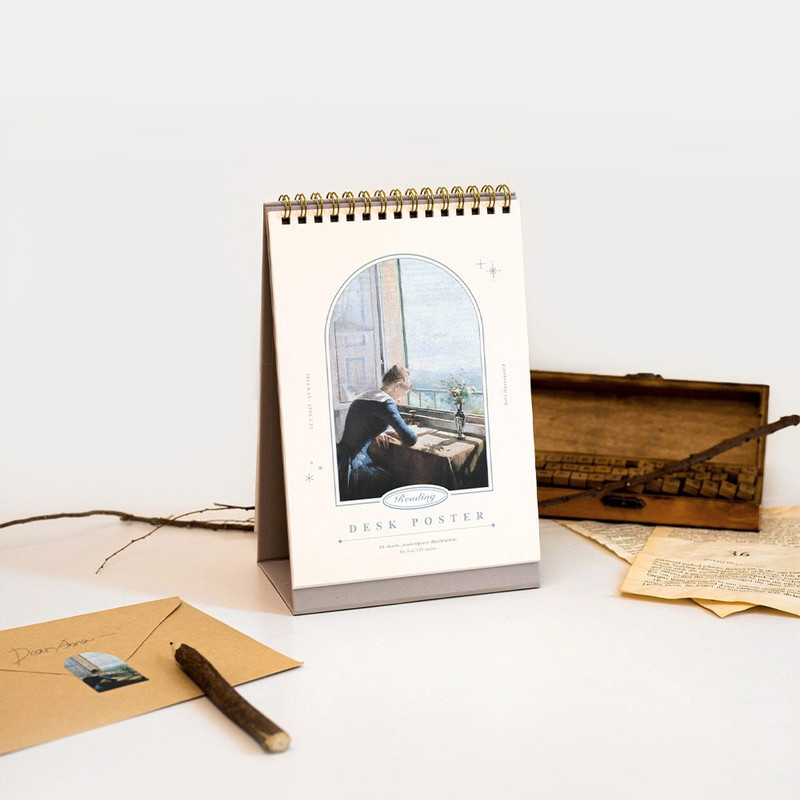 Usage example of  NACOO Classic Famous Painting Desk Art Museum Poster