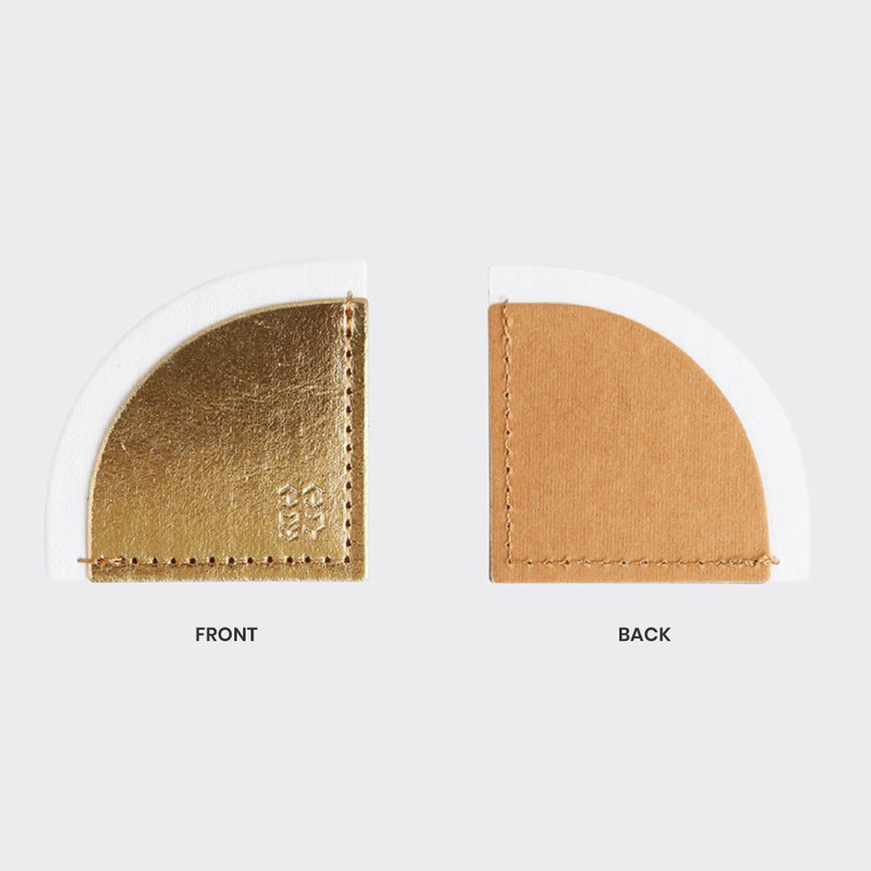 Sunset beach - Double Sided Corner Paper Bookmark