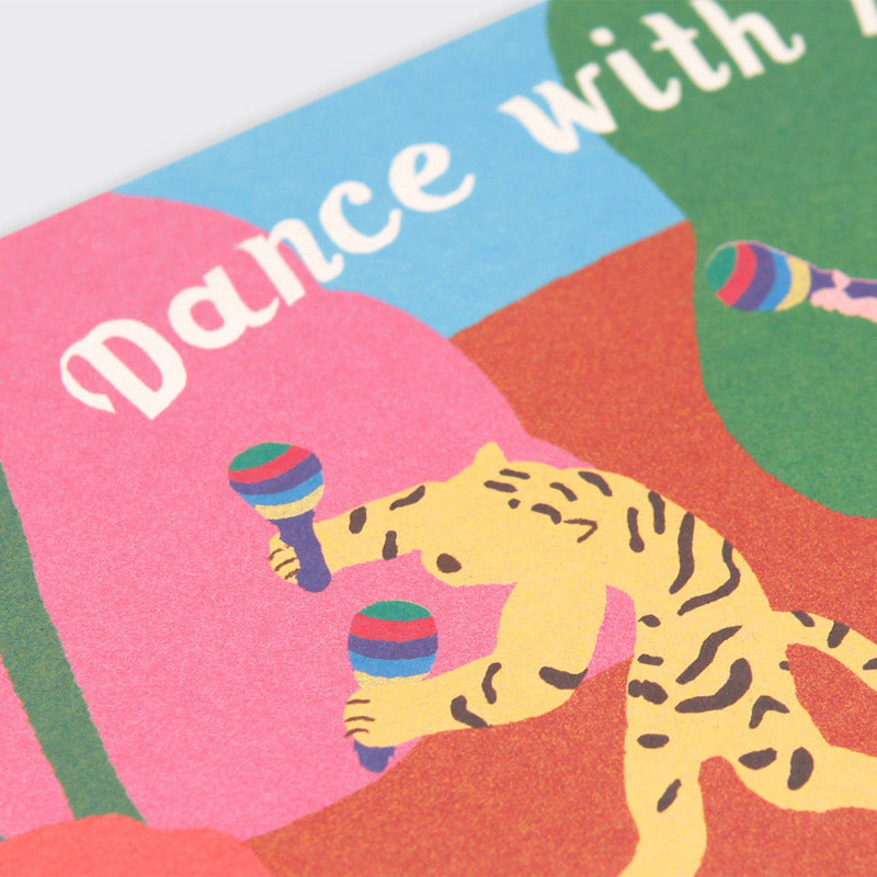 Detail of Dance With Me Card Detail of Dance With Me Card