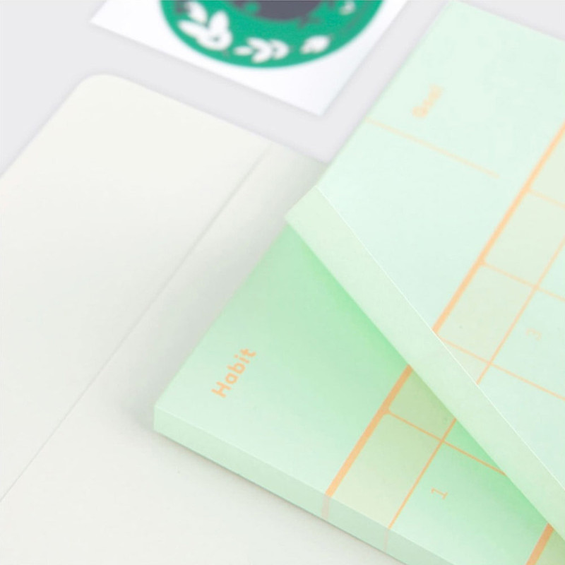 Detail of Munduk 12 Days Habit Tracker Notepad