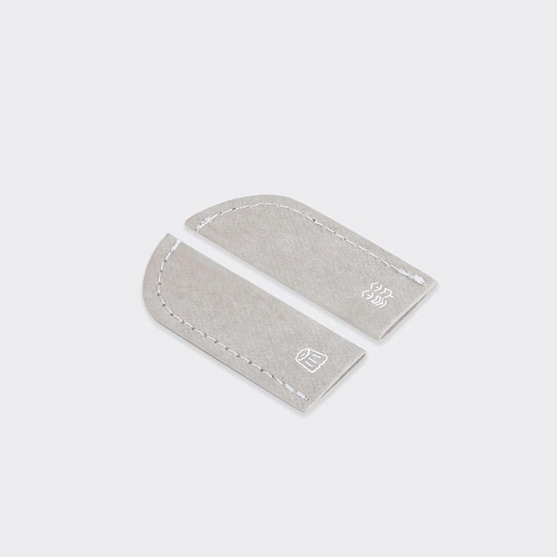 Gray - Denim Tag Paper Pencil Cap Pack of 2 Gray - Denim Tag Paper Pencil Cap Pack of 2