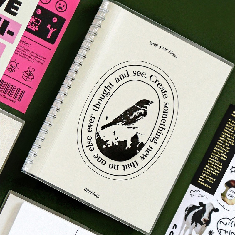 Forest - Indigo Storage Wire Bound 6 Grid Notebook Forest - Indigo Storage Wire Bound 6 Grid Notebook