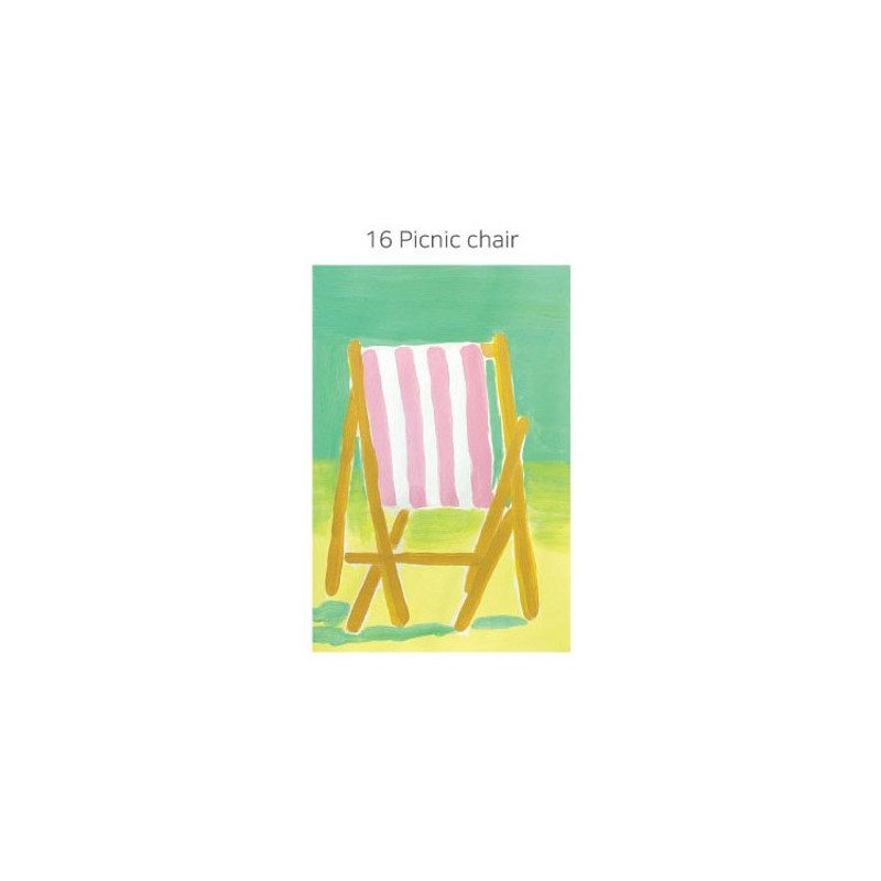 Picnic chair - Little Thing Hand Drawing Postcard Ver 4 Picnic chair - Little Thing Hand Drawing Postcard Ver 4