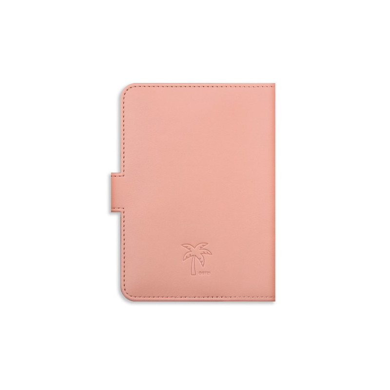 Back of Minini Tata Leather Patch Passport Holder Cover