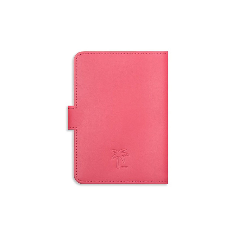 Back - Minini Koya Leather Patch Passport Holder Cover Back - Minini Koya Leather Patch Passport Holder Cover