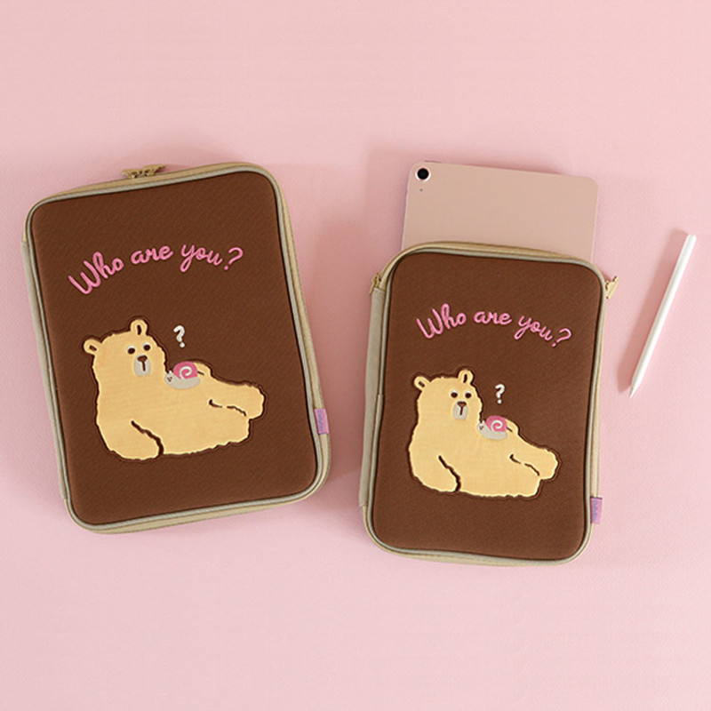 Lazy Bear Tablet Sleeve Case For iPad Lazy Bear Tablet Sleeve Case For iPad