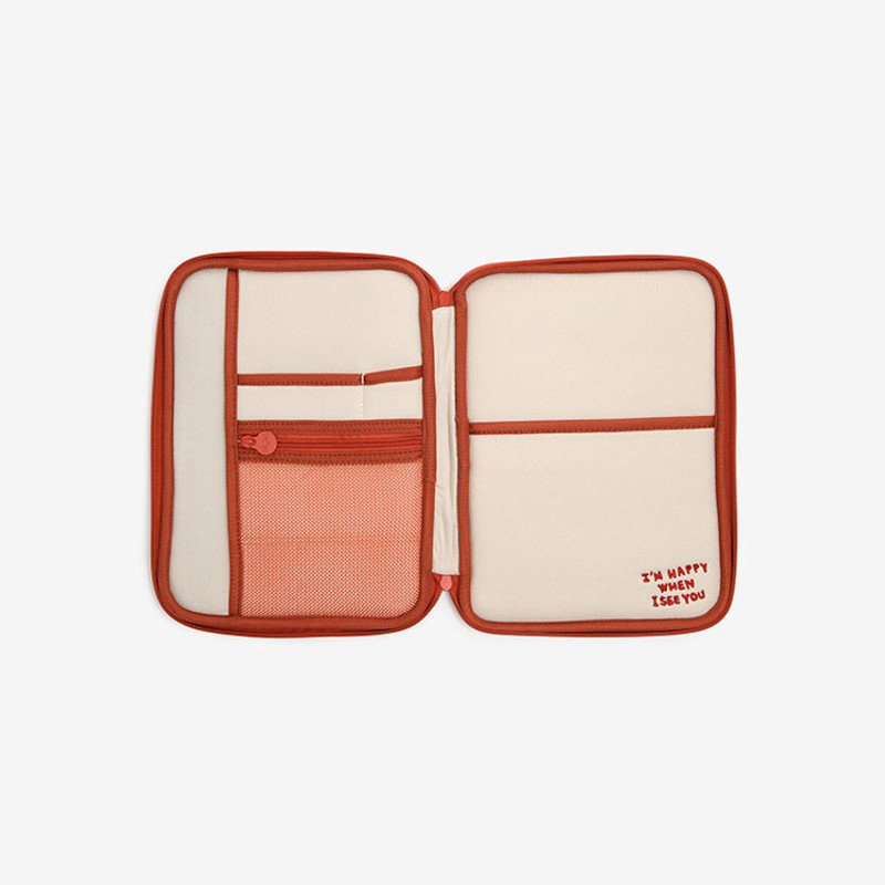 Happy Cat Tablet Sleeve Case For iPad