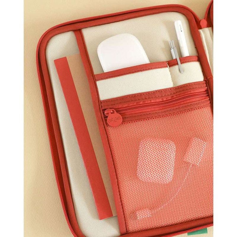 Dailylike Happy Cat Tablet Sleeve Case For iPad 11/12.9 inch