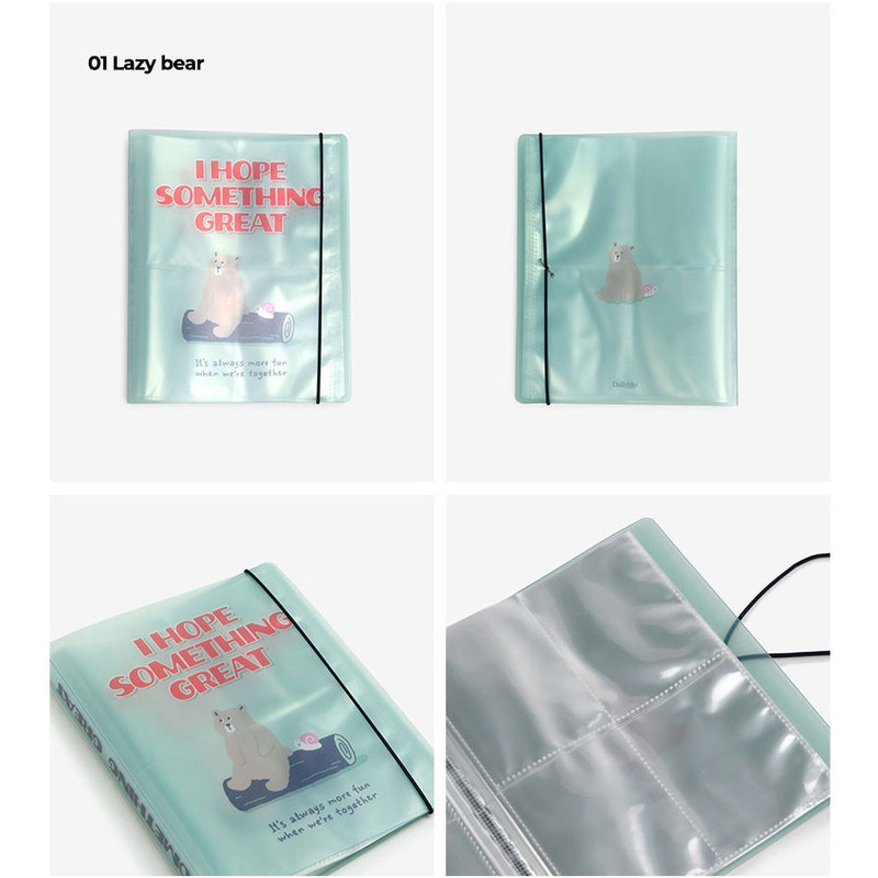 Lazy bear - Instax Mini Photocard Holder Album Lazy bear - Instax Mini Photocard Holder Album