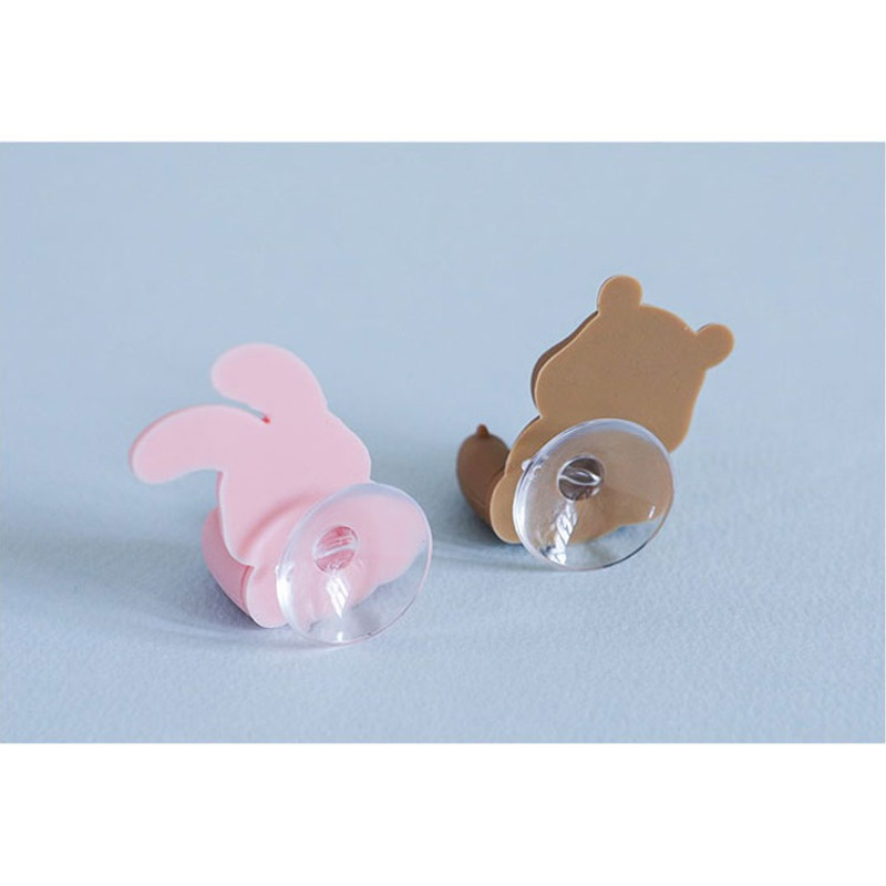 Suction-backed design - My Buddy Silicone Toothbrush Holder Suction-backed design - My Buddy Silicone Toothbrush Holder