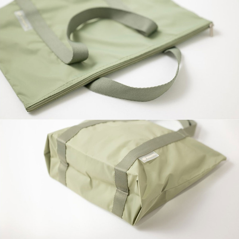 Detail of Travelus Lightweight Medium Zipper Tote Bag