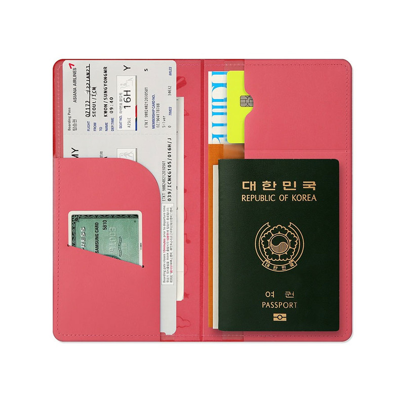 Usage example - BT21 Minini Leather Patch RJ Long Passport Holder Cover Usage example - BT21 Minini Leather Patch RJ Long Passport Holder Cover
