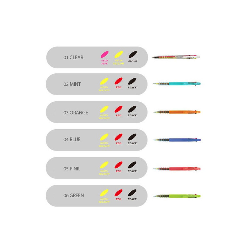 color - Play Obje Neon Shine 3 Multiple Colors Gel Pen color - Play Obje Neon Shine 3 Multiple Colors Gel Pen